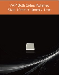 YAP Ce scintillator, YAP Ce crystal, Ce doped YAP scintillation crystal, Scintillation YAP Ce, YAP:Ce screen 10mm x 10mm x 1mm